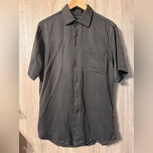 Daniel Cremieux Button Down Short Sleeve Shirt Size Medium